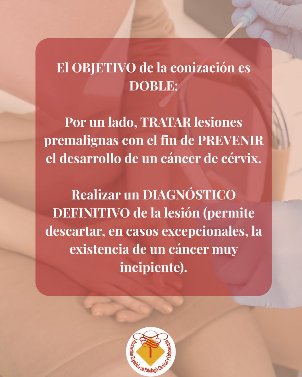 💬 Conización cervical: ¿qué es?

Si te suena el término pero no sabes exactamente en qué consiste, este post es para ti.

📌 Te lo contamos de forma clara y sencilla.

#Conizacióncervical #AEPCC #Saludsexual