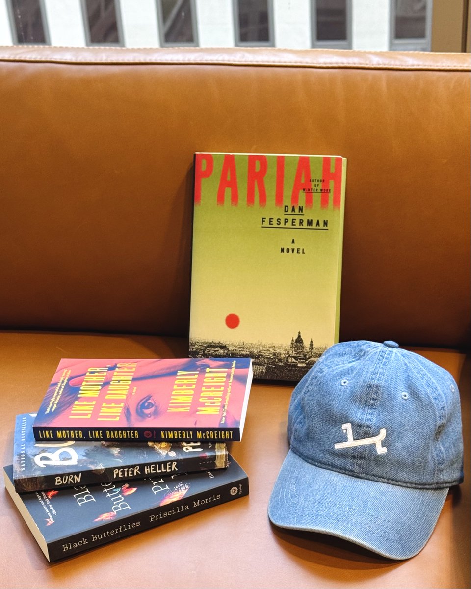 AAKnopf's tweet image. Out today:
🔎 PARIAH by Dan Fesperman
And now available in paperback:
👠 LIKE MOTHER, LIKE DAUGHTER by Kimberly McCreight
🦋 BLACK BUTTERFLIES by Priscilla Morris
🔥 BURN by Peter Heller