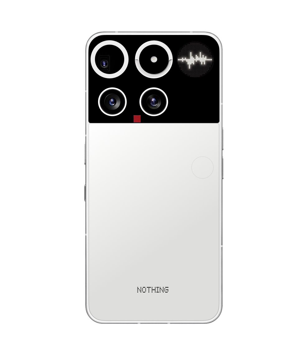 app_settings's tweet image. nothing phone 3 case that tries to make the phone look “normal” 😭
