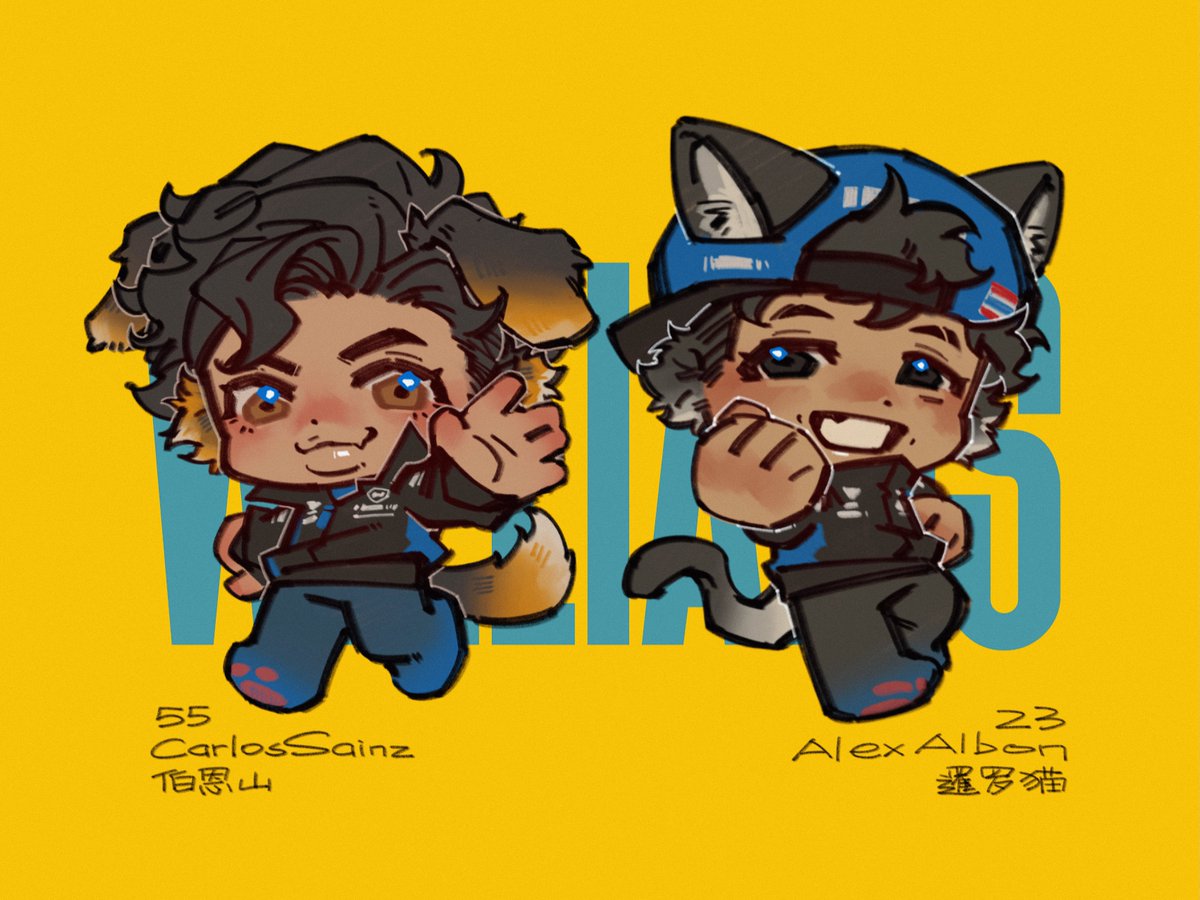 Pereg1ne's tweet image. WILLIAMS pets
🐕x🐈⬛
#f1twt #f1art #Formula1 #williams #carlossainz #alexalbon