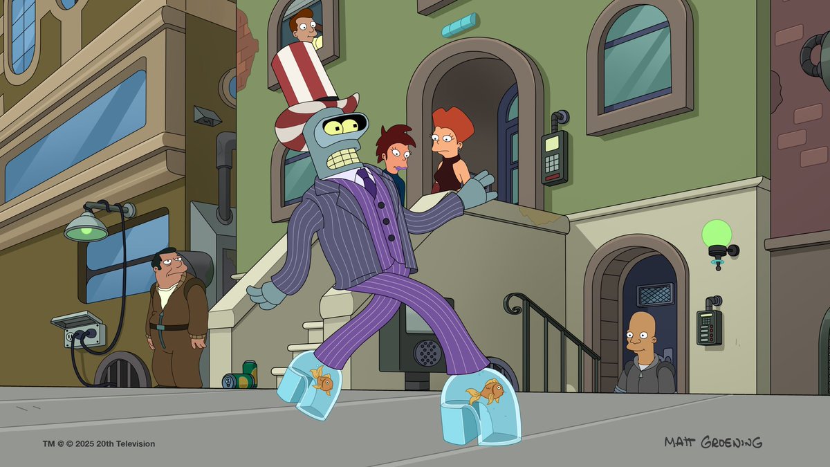 Mau_Albornoz's tweet image. Futurama anuncia su nueva temporada 13:
- Hulu anuncia hoy que todos los episodios de la nueva temporada debutarán simultáneamente el 15 de septiembre.