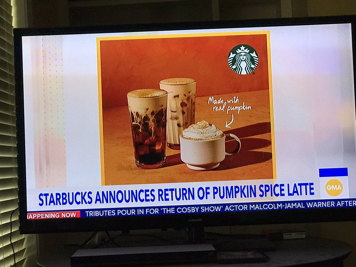 G12Rocco's tweet image. Starbucks has announced Tuesday August 26 as the day to score your first Pumpkin Spice Latte of the Fall Season🎃 #PumpkinSpiceLatte