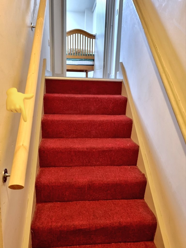 Private Landlords are often criticised 
I'm fortunate to have a decent one...
Last Wednesday I phoned their office asking if it was possible to have another rail on my stairs to make it easier for me
Today...all done!
Sorted in less than a week!