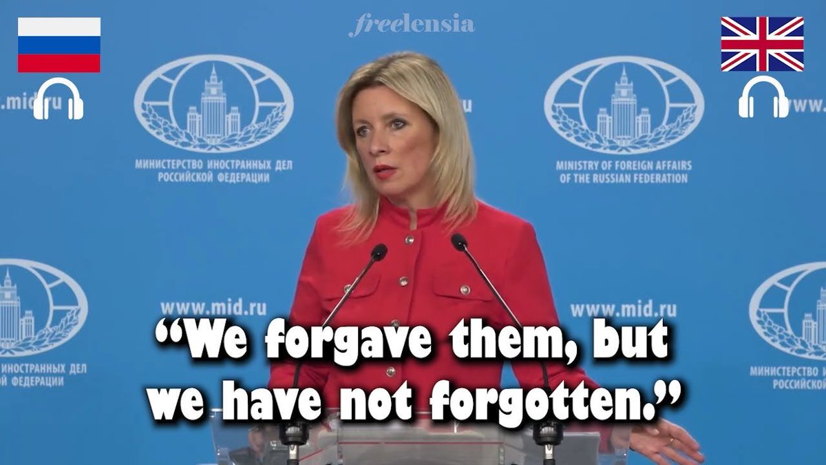 Powerful response from Zakharova on Russia-German relations.