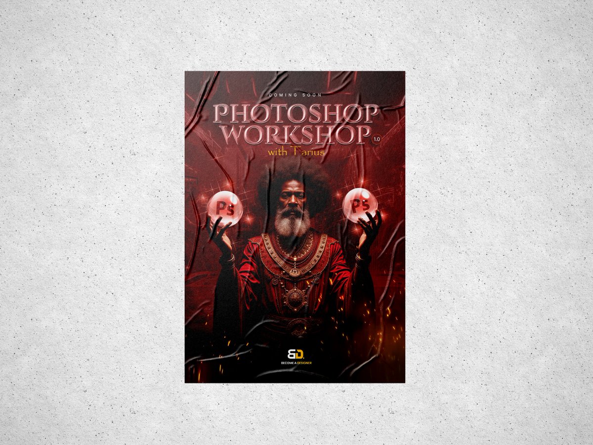 KingAbsoIute's tweet image. Challenge accepted 🪄✨ @Bcomeadesigner @TariusNG #Tarius5daysChallenge #PhotoshopWorkshop