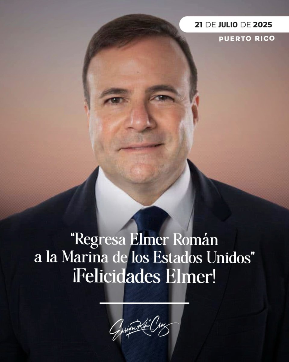 soykikecruz's tweet image. Elmer Román asumirá las funciones de Subsecretario Adjunto de la Marina de los Estados Unidos para Energía, Instalaciones y Medioambiente.
Trabajará para asegurar que la Marina y el Cuerpo de Infantería de Marina cuenten con:
⚓ Un suministro energético seguro y sostenible
⚓…