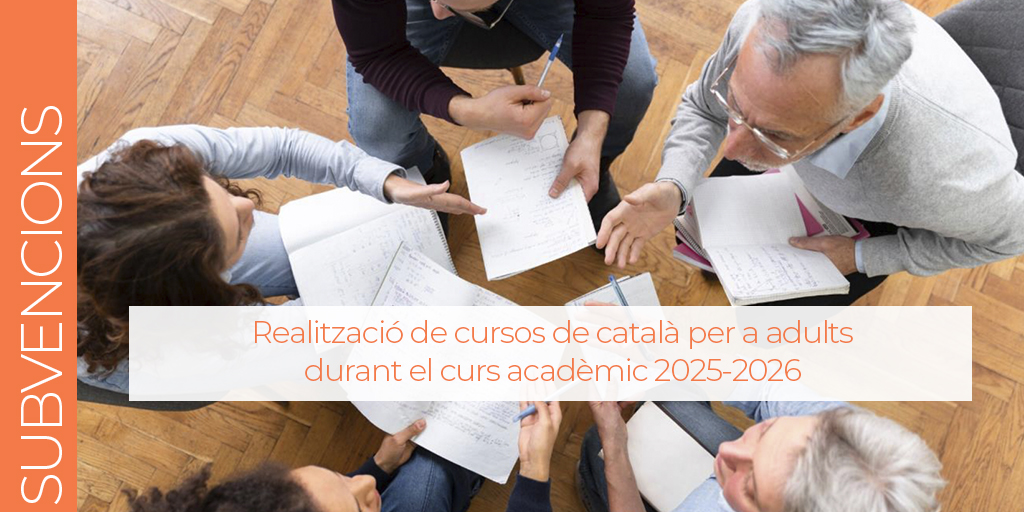 Convocatòria de #subvencions per a la realització de cursos de #català per a adults durant el curs acadèmic 2025-2026

👉fmc.cat/noticia_fitxa_…
