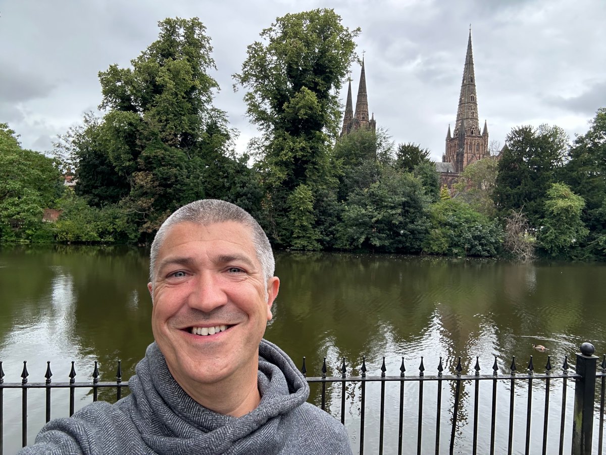 AJWTheology's tweet image. Stopped in Lichfield to see the cathedral, although the boys were more impressed with the cafes: “Why don’t they have banana and peanut milkshakes in Eastbourne?”