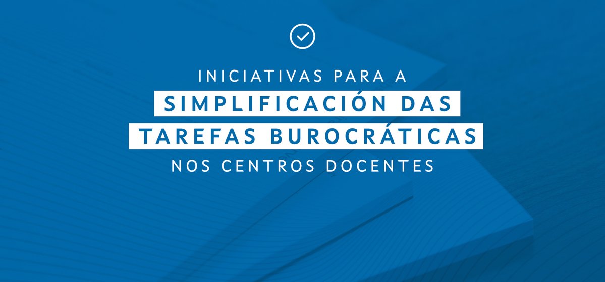 EduXunta's tweet image. 📎 Xa está dispoñible para descarga o Plan de simplificación das tarefas burocráticas nos centros educativos
🔹Aforro dun mínimo de 120.000 horas
🔹600 pasos administrativos menos
🔹Mellora de 22 aplicacións e 50 procedementos
Podes consultalo aquí ⬇️
edu.xunta.gal/portal/node/47…