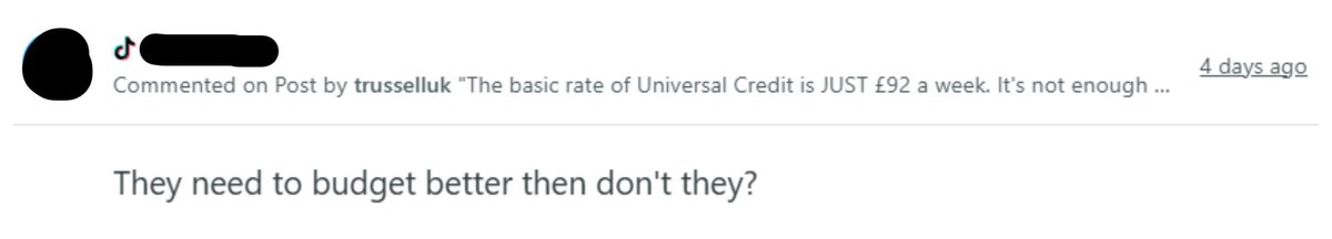 TrussellUK's tweet image. ❗ Say it louder for the people in the back: you can't budget when you have no money.
We speak to parents who are skipping meals to feed the kids and people who are terrified about rising bills.
No amount of budgeting will make incomes stretch to cover the cost of essentials.