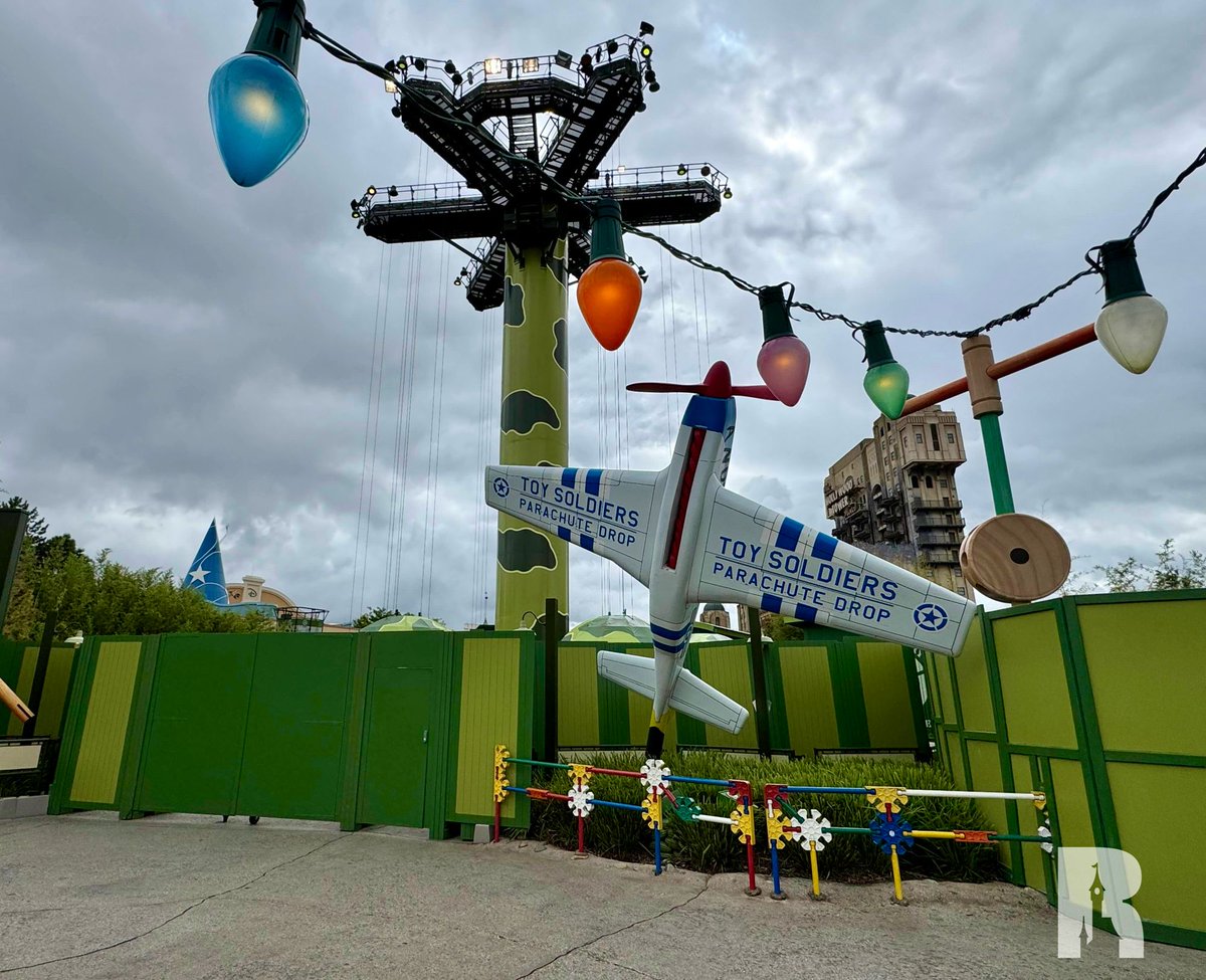 🔧 Parachute Drop is closed today until Friday included. The closure was not originally featured on the schedule..