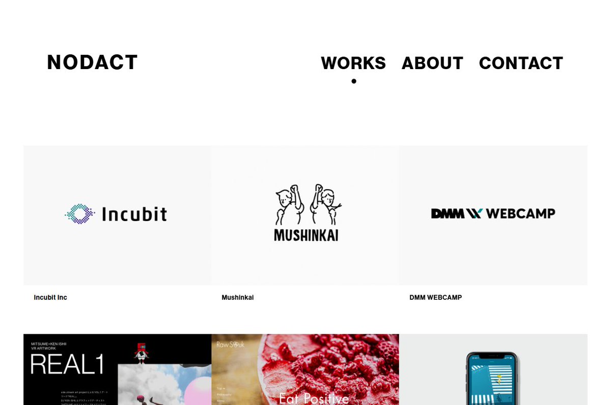 GOODPORTFOL_IO's tweet image. 今日のグッポー\( ;◉ω◉)/キョウモアチイネ!
Ryota Kikuchi(@nodact)
goodportfol.io/detail/7ZefoRHK
白いスッキリとした背景にシンプルなレイアウト。ロゴ、Web、アプリ、ポスター、CDジャケットまで幅広く光るセンス🌟作品ごとにガラリと表情が変わる #ポートフォリオ 🧳
#GOODPORTFOLIO
