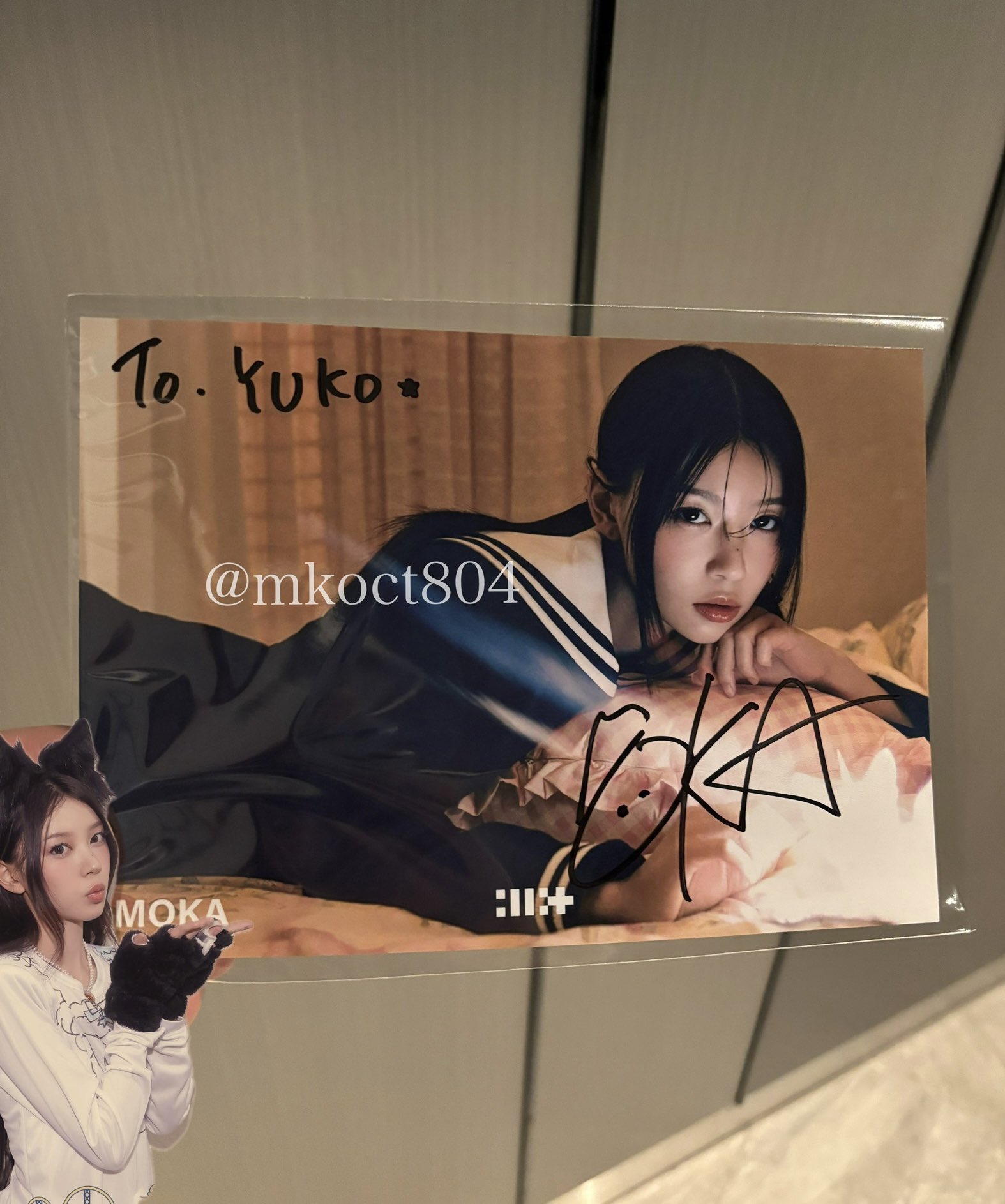 サイン入りチェキ ILLIT MOKA ILLIT モカ MOKA 直筆サイン入りチェキ 【公式通販】