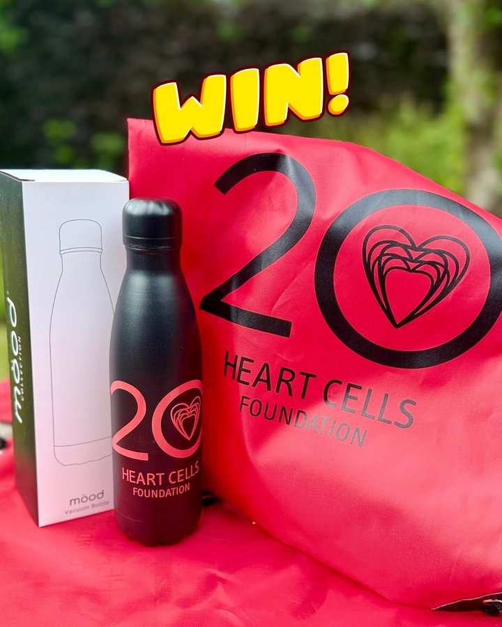 WIN! 

To celebrate British Heart Week, we're giving away a themed water bottle and bag! 

To enter: 
- Follow our page 
- Tag a friend in the comments   

Competition ends Sunday, August 31st, at midnight. Terms apply.