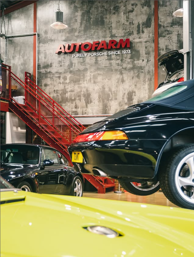 A room with a view 👀
If you’re not part of our Autofarm family just yet, make sure you pop down for a visit soon &amp; admire the beautiful #boxengasse estate, we call home 🏡

Even better, grab a ticket to #megaphonics on Sunday 3rd August &amp; enjoy a Porsche event like no other!