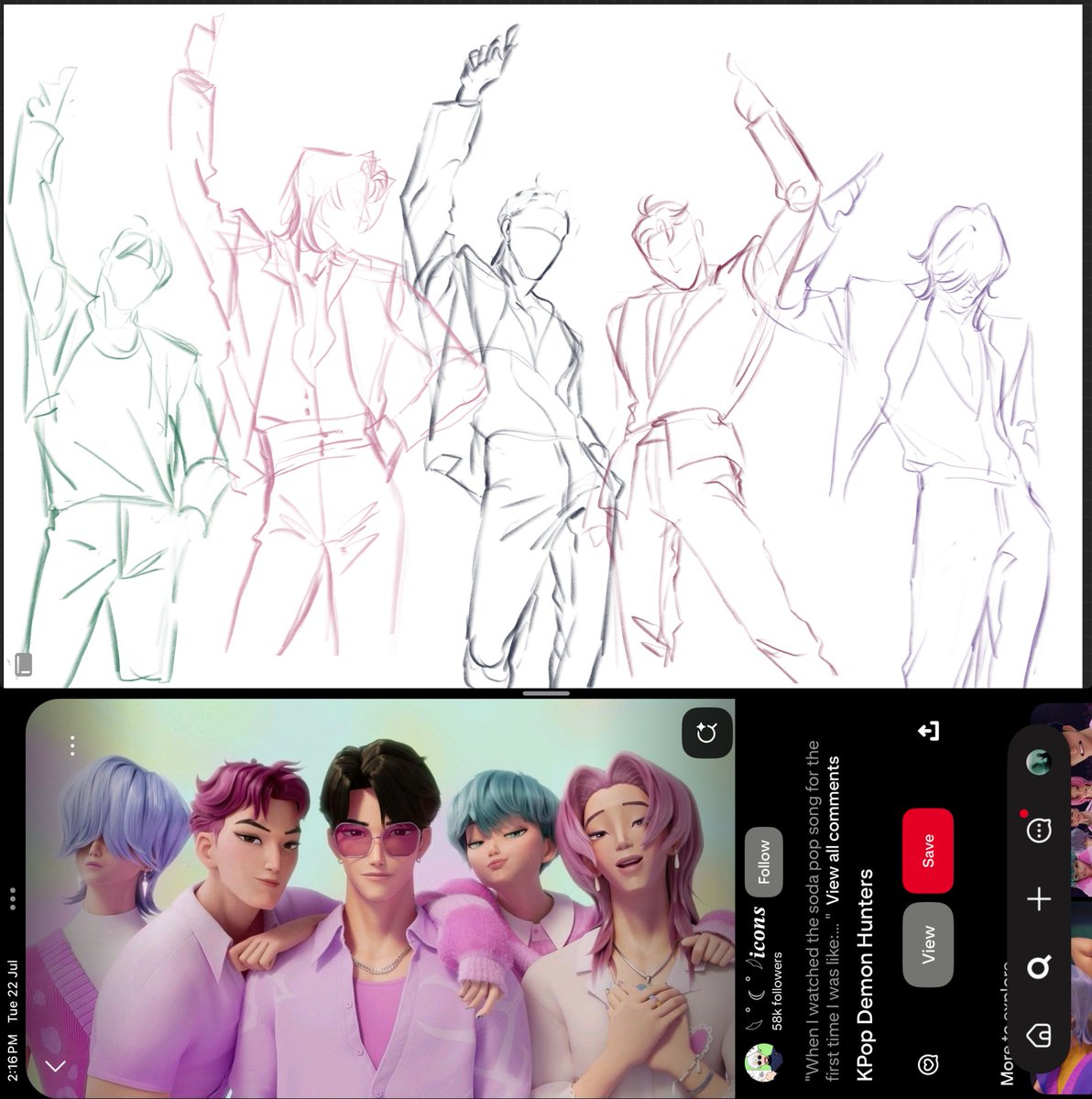 AnaiesSan's tweet image. I just canβt stop πβ¨β
.
#KPOPDEMONHUNTERS β
.
