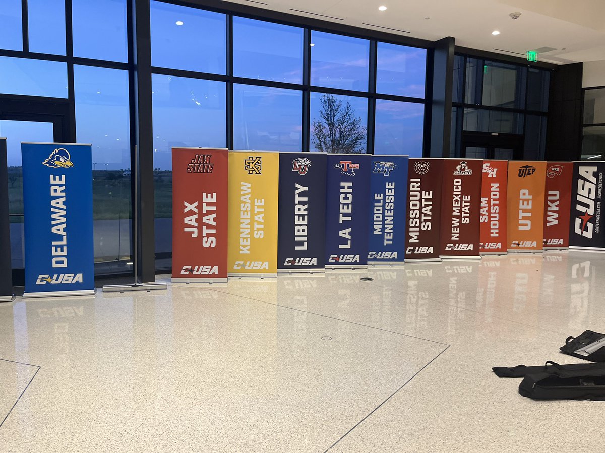 TJ Krilowicz (@tj_krilowicz) on Twitter photo Rise and shine from <a href="/ConferenceUSA/">Conference USA</a> Football Media Day at <a href="/PGA/">PGA of America</a> in Frisco, TX! Super excited to be working with the conference on their kickoff show on ESPN+. Tune in from 11-3:30 as the conference welcomes two new schools in <a href="/Delaware_FB/">Delaware Football</a> and <a href="/MoStateFootball/">Missouri State Football</a> to the FBS level! Rise and shine from <a href="/ConferenceUSA/">Conference USA</a> Football Media Day at <a href="/PGA/">PGA of America</a> in Frisco, TX! Super excited to be working with the conference on their kickoff show on ESPN+. Tune in from 11-3:30 as the conference welcomes two new schools in <a href="/Delaware_FB/">Delaware Football</a> and <a href="/MoStateFootball/">Missouri State Football</a> to the FBS level!