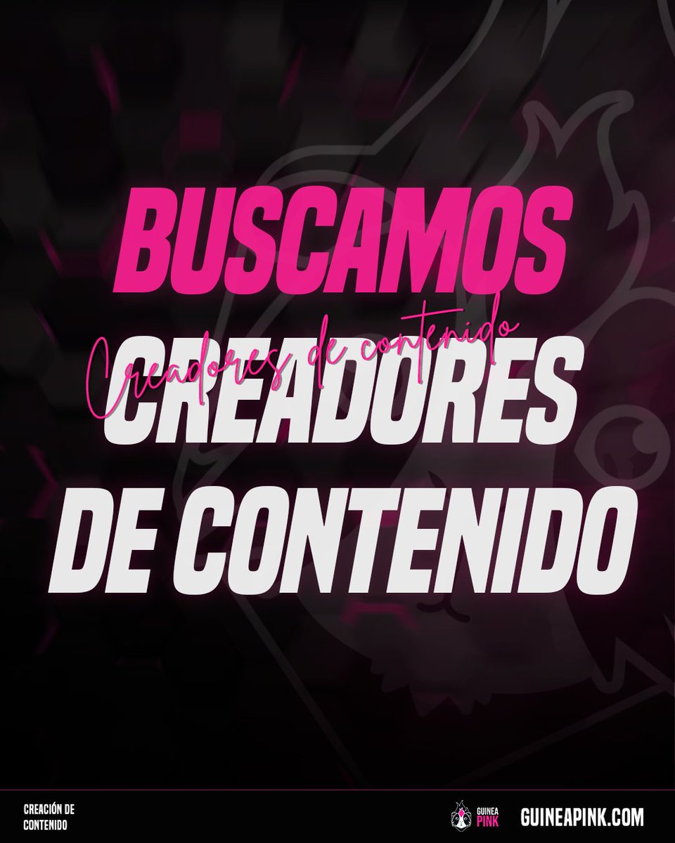 Guinea Pink 🏳️🌈 (@guineapinkclub) on Twitter photo Se buscan creadores de contenido que hagan equipo con <a href="/MiniKumpli/">GP MiniKumpli 🌙</a> y <a href="/chufiia/">sof | GP Chufia 🩷</a>, y podamos verlos una vez al mes jugando juntos disfrazados🤪
¿Os imagináis? Formulario aquí⬇️
docs.google.com/forms/d/e/1FAI…
#BEPROUD🏳️🌈 Se buscan creadores de contenido que hagan equipo con <a href="/MiniKumpli/">GP MiniKumpli 🌙</a> y <a href="/chufiia/">sof | GP Chufia 🩷</a>, y podamos verlos una vez al mes jugando juntos disfrazados🤪
¿Os imagináis? Formulario aquí⬇️
docs.google.com/forms/d/e/1FAI…
#BEPROUD🏳️🌈