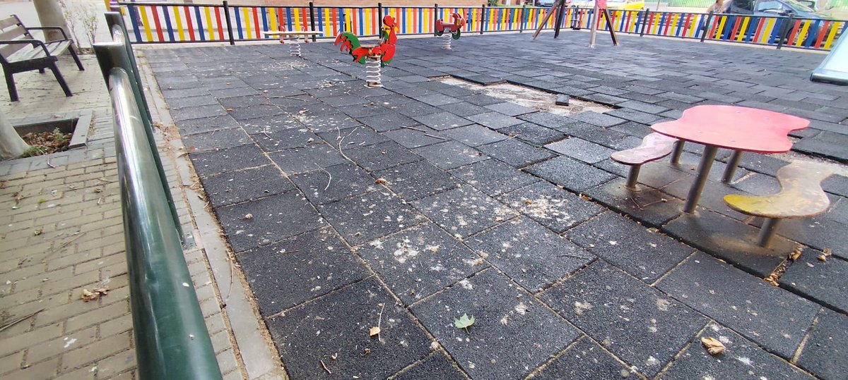 🌿Los parques infantiles de #Talavera están cada día peor debido a la #desidia del Gobierno de PP y Vox.