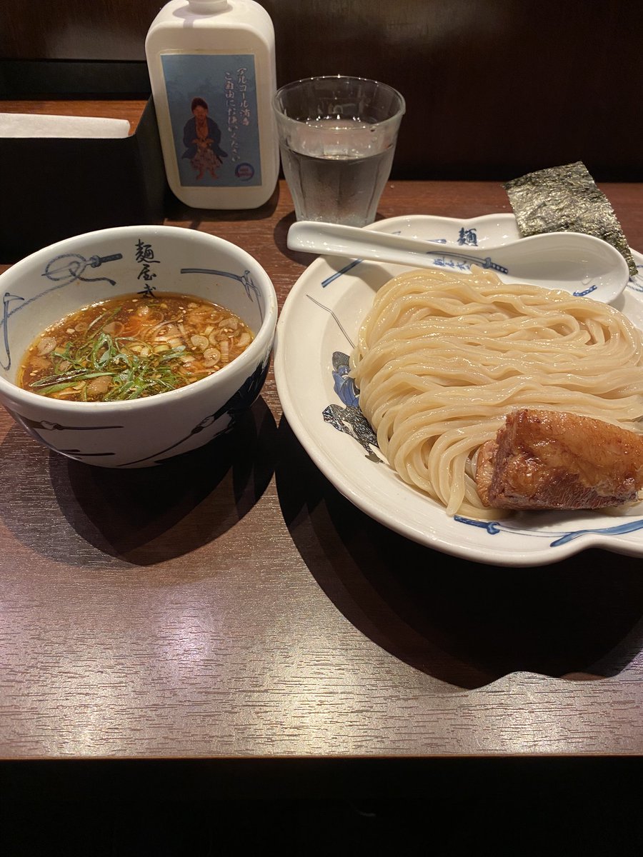 atora5656's tweet image. 昨日の夜から猛烈につけ麺食べたくなってたから食べた