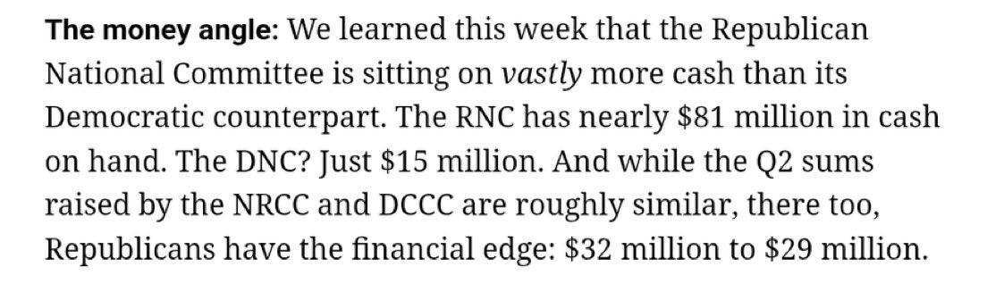 Bubblebathgirl's tweet image. RNC has over five times as much cash on hand as the DNC:
🟥 $81M vs. 🟦 $15M
And now Democrats can’t steal tax dollars via USAID, since it was defunded.
The Democrat Party also has historically low approval.
Good. May Democrats never have meaningful political power again.