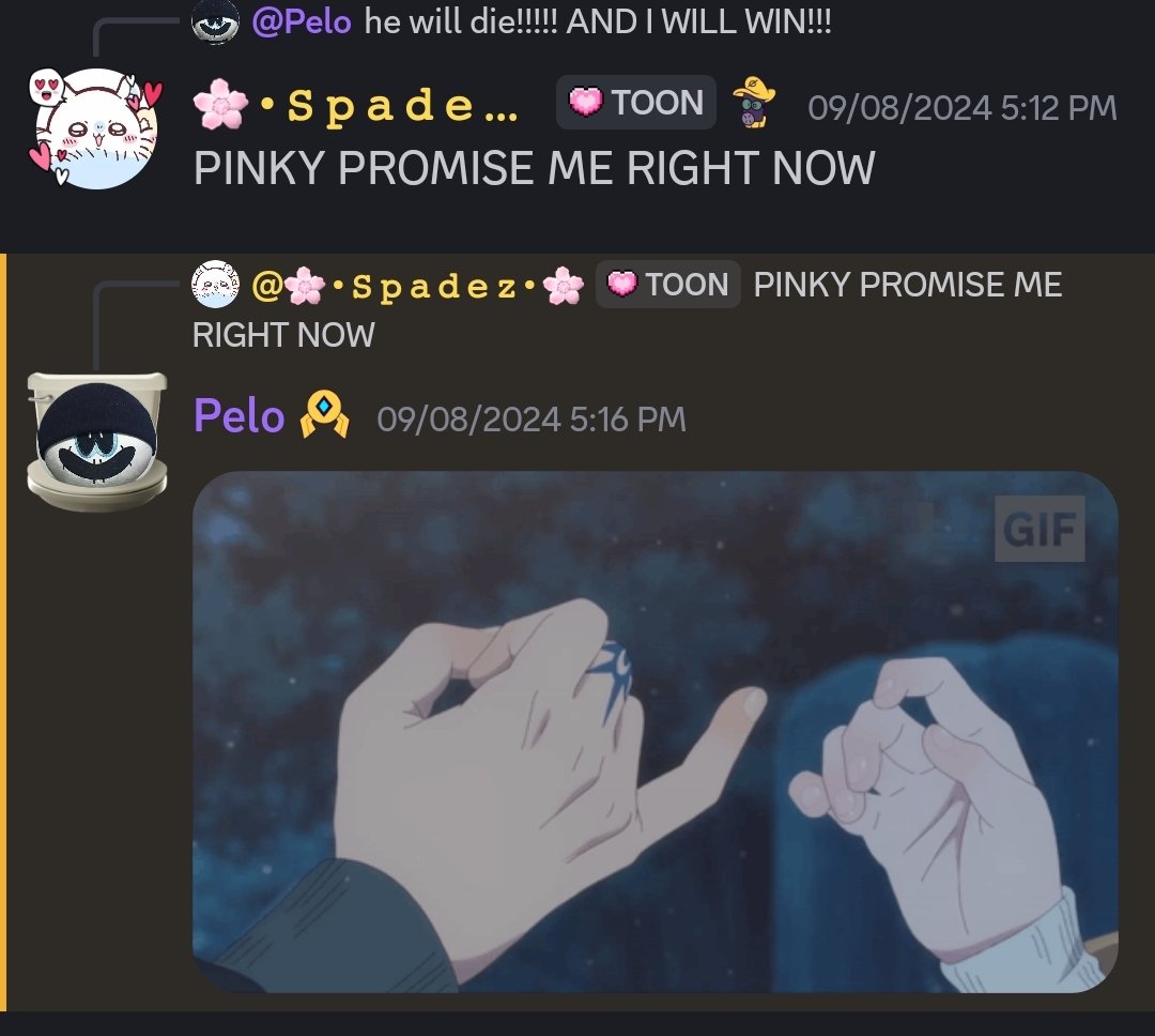 Spicy_Spadez's tweet image. Hey Kevin fans just remember that ya boys days are numbered..
Pelo pinky promised me that he would die so haha
And pelo NEEVVVVEERRRRR breaks his promises!!