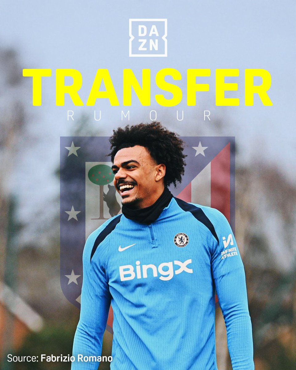 DAZNFootball's tweet image. 🚨 Renato Veiga to Atlético Madrid? 👀
According to Fabrizio Romano, the player has said yes to the move. Talks with Chelsea to begin today, with an opening bid to follow.
The Blues are holding firm on a €40M package.
GLOBAL HOME OF FOOTBALL | Live All Summer Long |…