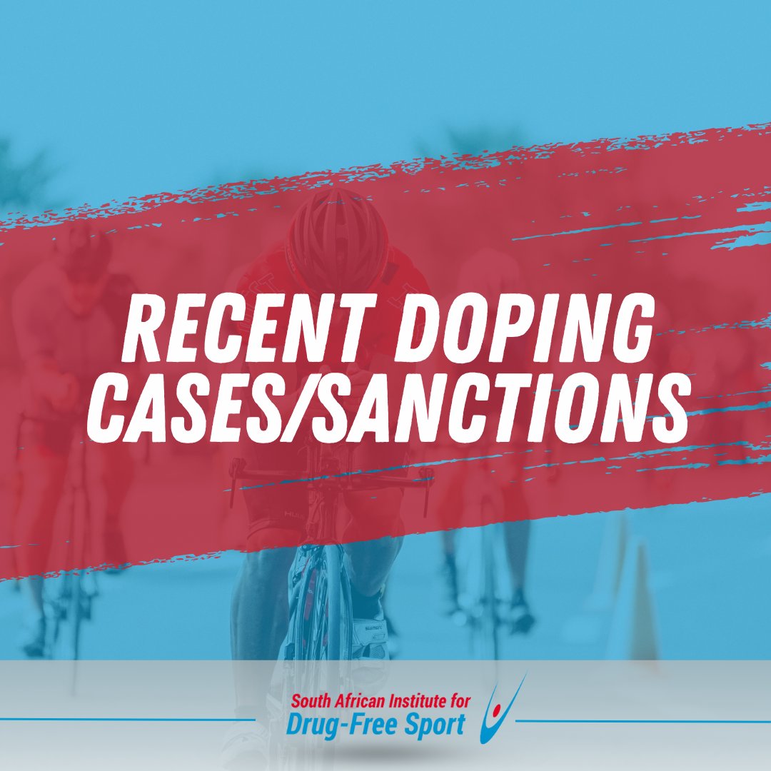 drugfreesportZA's tweet image. Fair play matters! Check out the latest doping cases &amp;amp; sanctions in South African sports for July 2025. Let&apos;s keep our games clean. 

Find the link: drugfreesport.org.za/recent-doping-… 

#DopingFree #PlayFair #SouthAfricanSport #DopingCases2025
