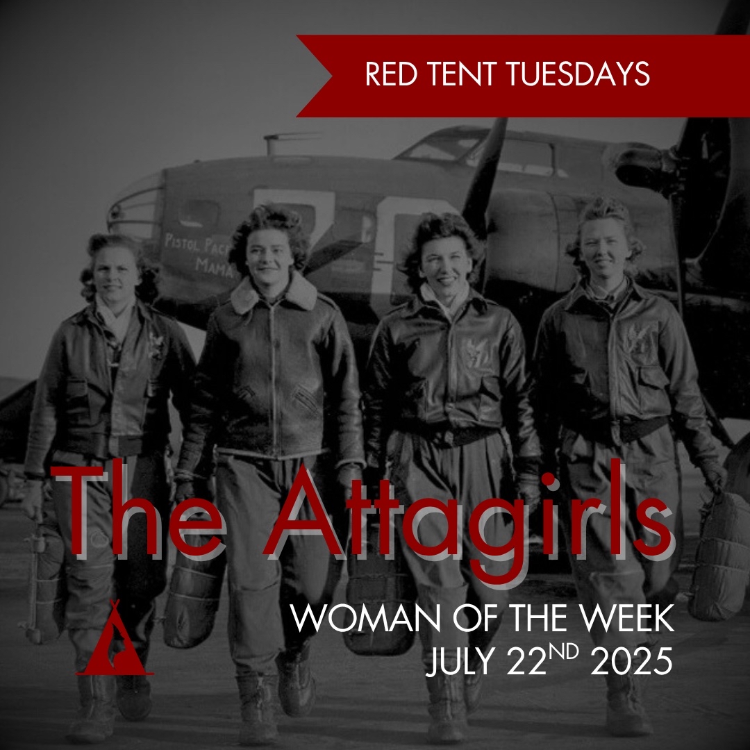 TheRedTentCo's tweet image. The Red Tent Collective salute @TheAttagirls on this #RedTentTuesday
Thank you for being a historian for our sex class, you bring the Heroines of our past into the minds of our present and future female generations.
⛺️❤️