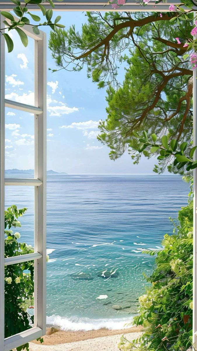 Alessio70548077's tweet image. Provate ad aprire una finestra sull&apos;immensità del mare è  sentirete la vostra anima che si veste d&apos;infinito!