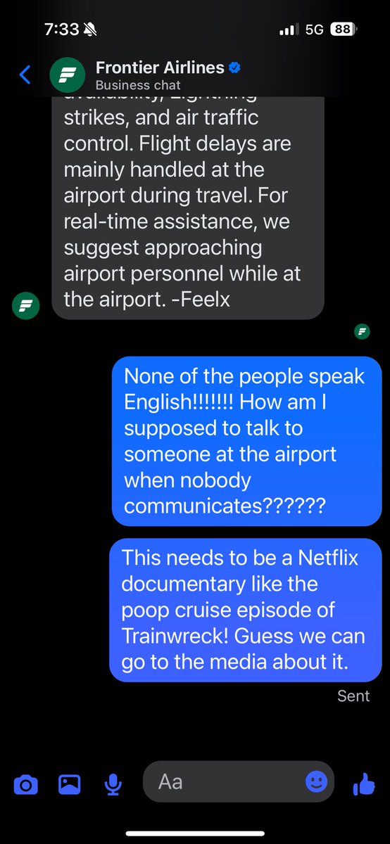 #FrontierAirlines part 2