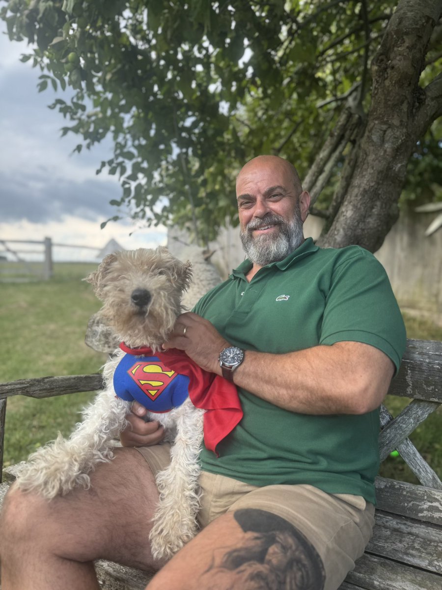Guess what I saw this week…

#superman #superdog #cryptodog