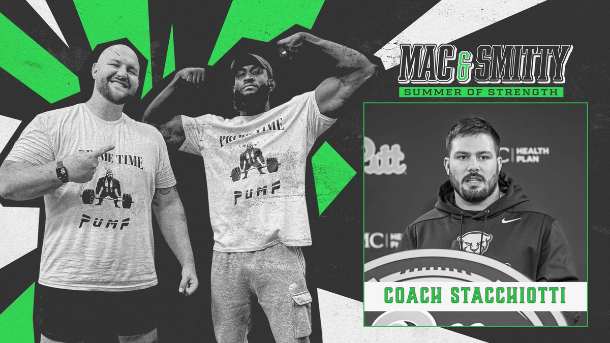 PITT IS LIT! Coach Stacc joins Mac and Smitty today to talk all things <a href="/Pitt_FB/">Pitt Football</a> strength! 
🗺️ His journey becoming the head man
💪 Favorite movements
⚒️ Building his program 

youtu.be/K57-xC-T_zE?si…