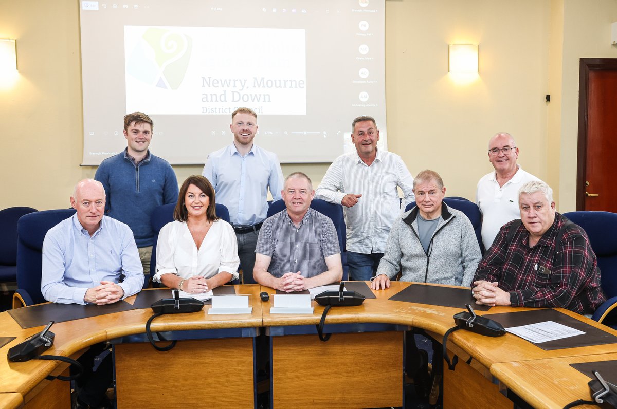 nmdcouncil's tweet image. The final Committee meeting of Newry, Mourne and Down District Council was held on Wednesday 25 June 2025 in the Council Chamber Monaghan Row, drawing to a close a significant chapter in the building’s civic history.
This milestone moment marks the beginning of a phased decant…