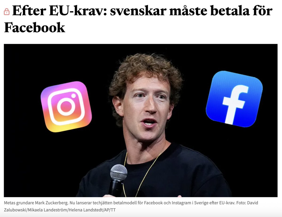 Bulletin_Nu's tweet image. För att slippa spårning måste nu användare som bor i EU-länder betala en avgift till Meta. bulletin.nu/efter-eu-krav-…