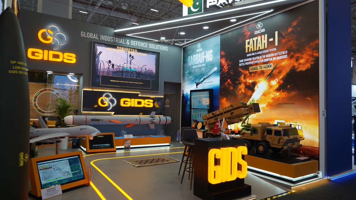 TheDailyCPEC's tweet image. 馃毃BREAKING: Pakistan鈥檚 Global Industrial & Defence Solutions (GIDS) Pavilion at IDEF 2025 in T眉rkiye.
