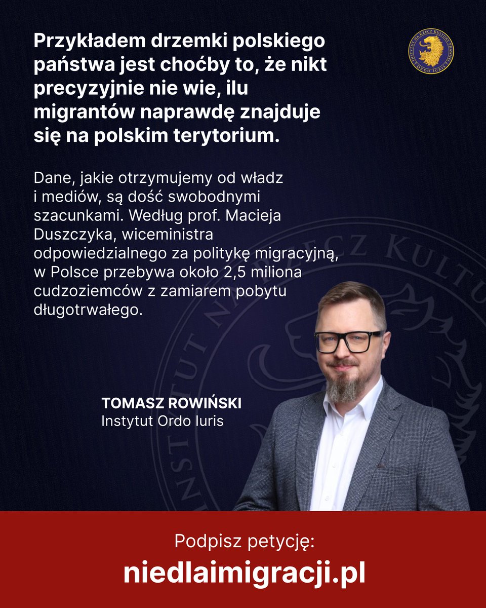 OrdoIuris's tweet image. 🔴 Nasze bezpieczeństwo ma znaczenie! Co naprawdę wiemy o masowej imigracji i jej konsekwencjach dla Polski? Przeczytaj rzetelną analizę @tomaszdidymos i poznaj fakty, które często są przemilczane. Nie bądź obojętny – podpisz petycję STOP masowej imigracji!
Artykuł:…