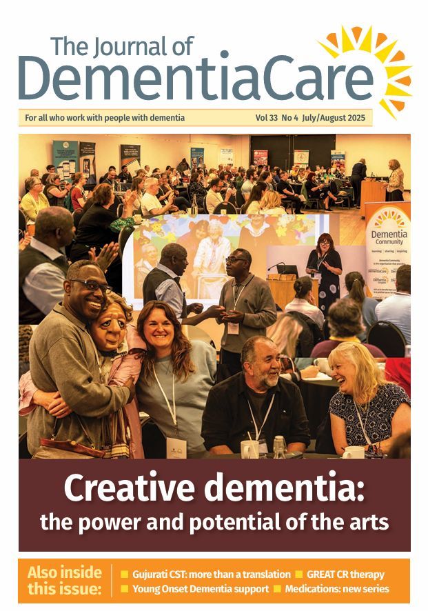 JDementiaCare's tweet image. The July/August Journal of Dementia Care is out!
This issue:
🔹 Creating change for Young Onset Dementia support
🔹 GREAT Cognitive Rehabilitation Therapy
🔹 Adapting CST for a Gujarati population
🔗 Read: buff.ly/bkcH7sn
📬 Subscribe: buff.ly/9QMWbMK...