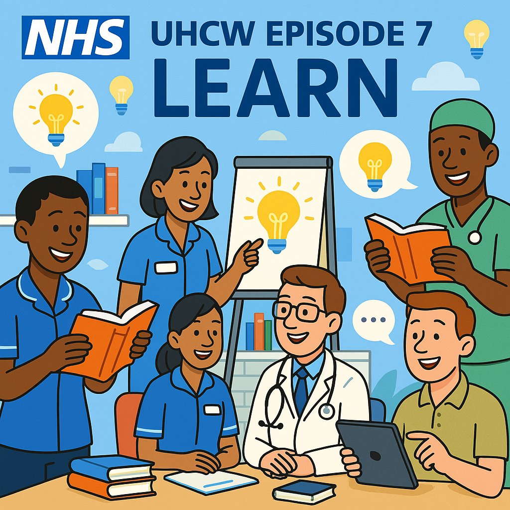 Episode 7: Learn 📖

At UHCW NHS Trust, learning never stops. 

Whether new or experienced, we grow together—because shared knowledge leads to better care. 

#TeamUHCW #LifelongLearning