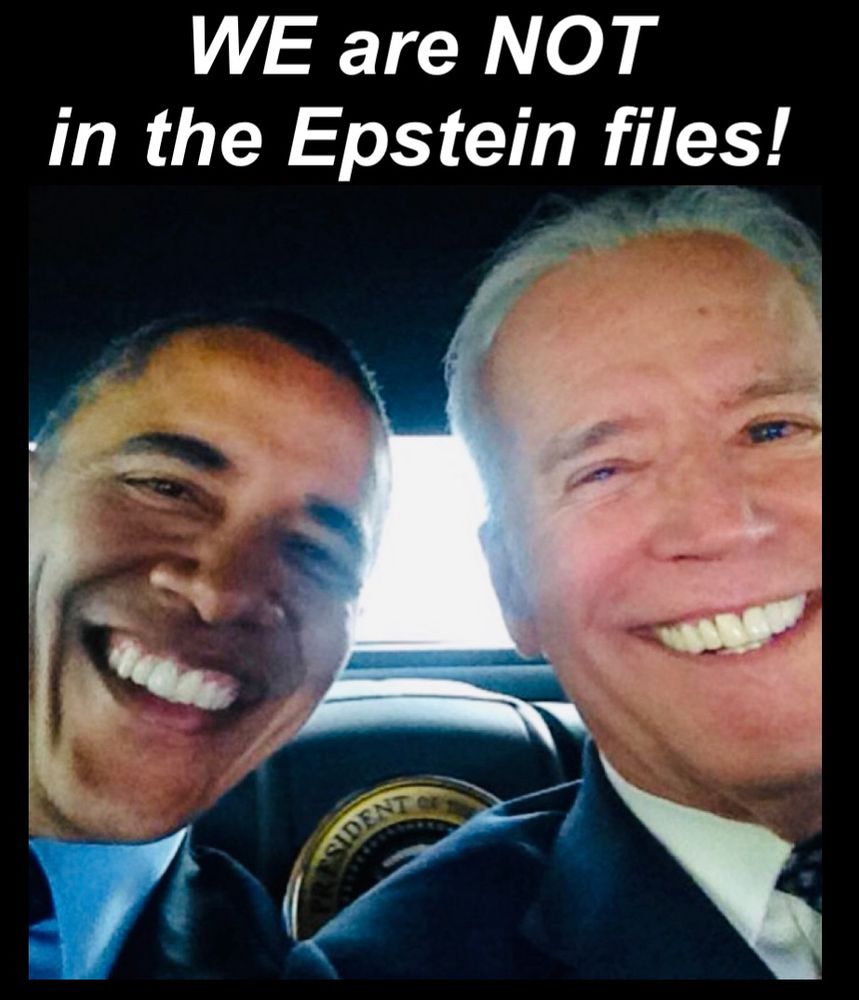 It's always sad when you want to arrest Obama, but the immunity that the Supreme Court granted you for anything done in office, applies to all presidents. 💙
#TrumpPedoFiles #TrumpEpsteinCoverup #PedoPresident #ReleaseTheEpsteinFiles #TrumpIsUnfitForOffice #TrumpEpsteinPedoFiles