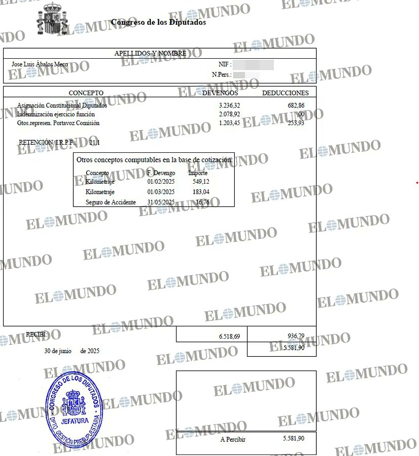 Bipartidismo_'s tweet image. 🔴 Según El Mundo, Ábalos cobra del Congreso 1.200 euros al mes extra, como portavoz de una comisión sin portavoces.