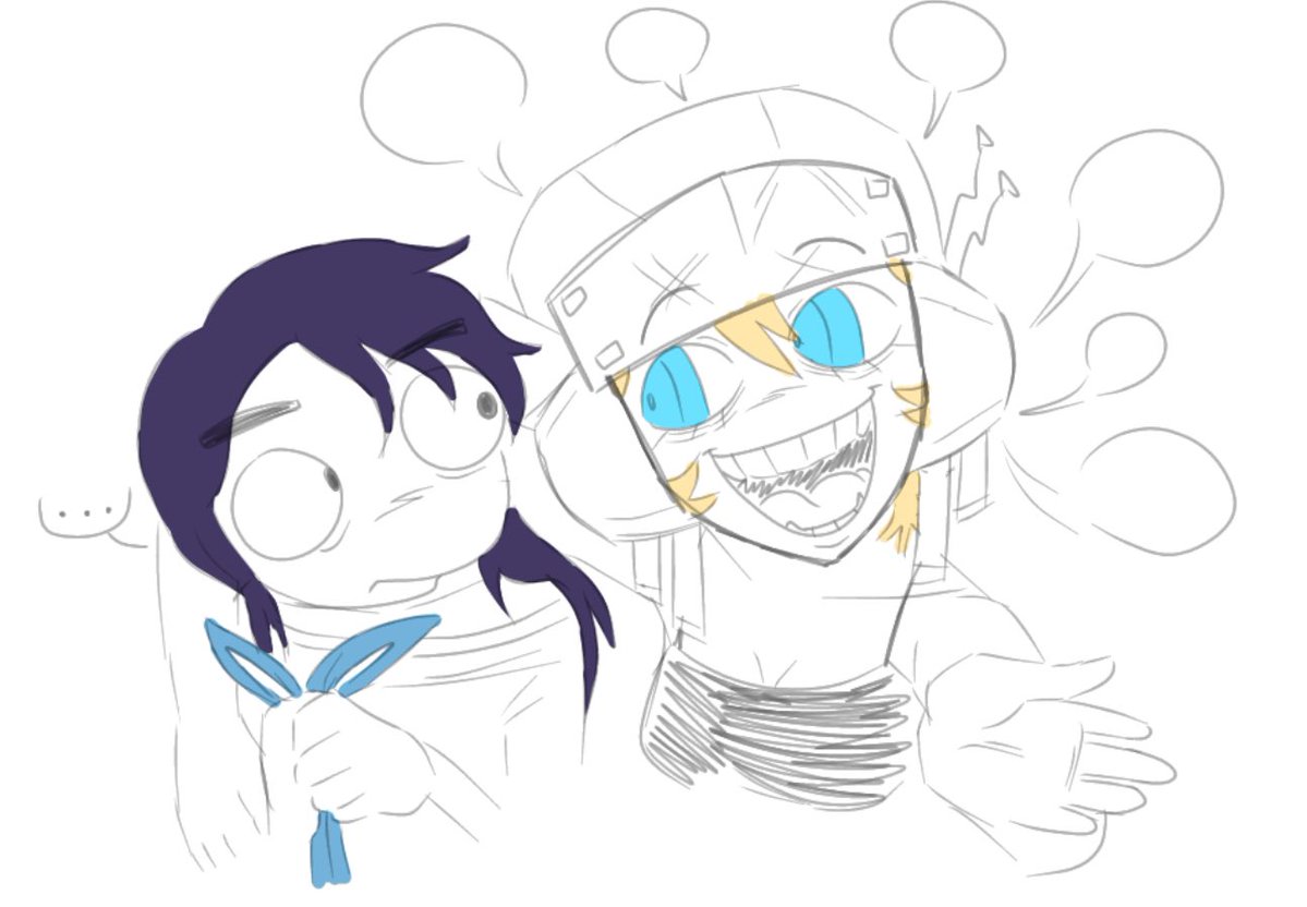 Bonkey__'s tweet image. Doodle dump number 100083737486. Featuring my 2 ocs Saturn and Pluto. I’m still working on their lore stuff. (Also fun little crossover on the last one) #psychopomp #ednaandharvey #doodles #ocs