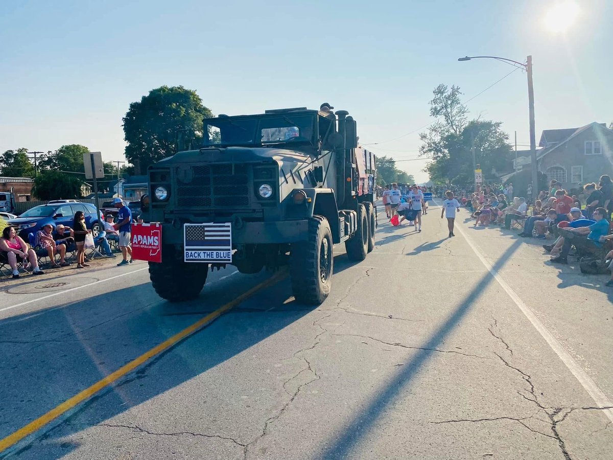 AdamsCoINGOP's tweet image. COME MARCH WITH THE REPUBLICAN PARTY OF ADAMS COUNTY THIS EVENING
The Adams County 4-H Parade takes place this evening, Tuesday, July 22nd with line-up beginning at 6 pm at Adams Central School Administration Building in Monroe, Indiana.