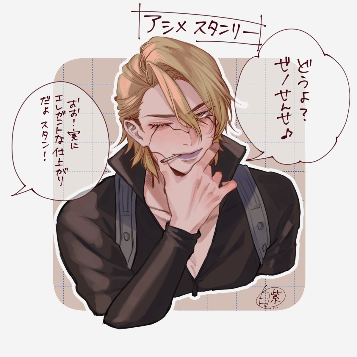 syaketsusiyo's tweet photo. ヘアアレンジ大好きマンなので千空たちに髪の毛いじってもらった https://t.co/ExrBGpWOuH