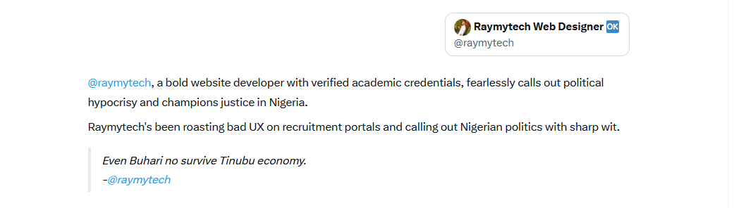 Raymytech Software Developer 🆗 tweet media