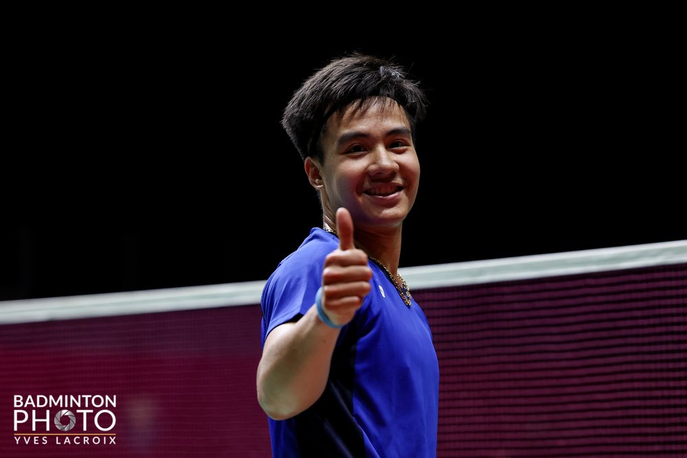 Nhat Nguyen 🇮🇪 is through to the last 16 of the China Open WT 1000 event with an impressive win over Gemke 🇩🇰 

Nhat lost the opening game to the World ranked number 29, Gemke 22-20 but bounced straight back winning the second game 21-16.

Nhat won the third game 21-11. 💪☘️