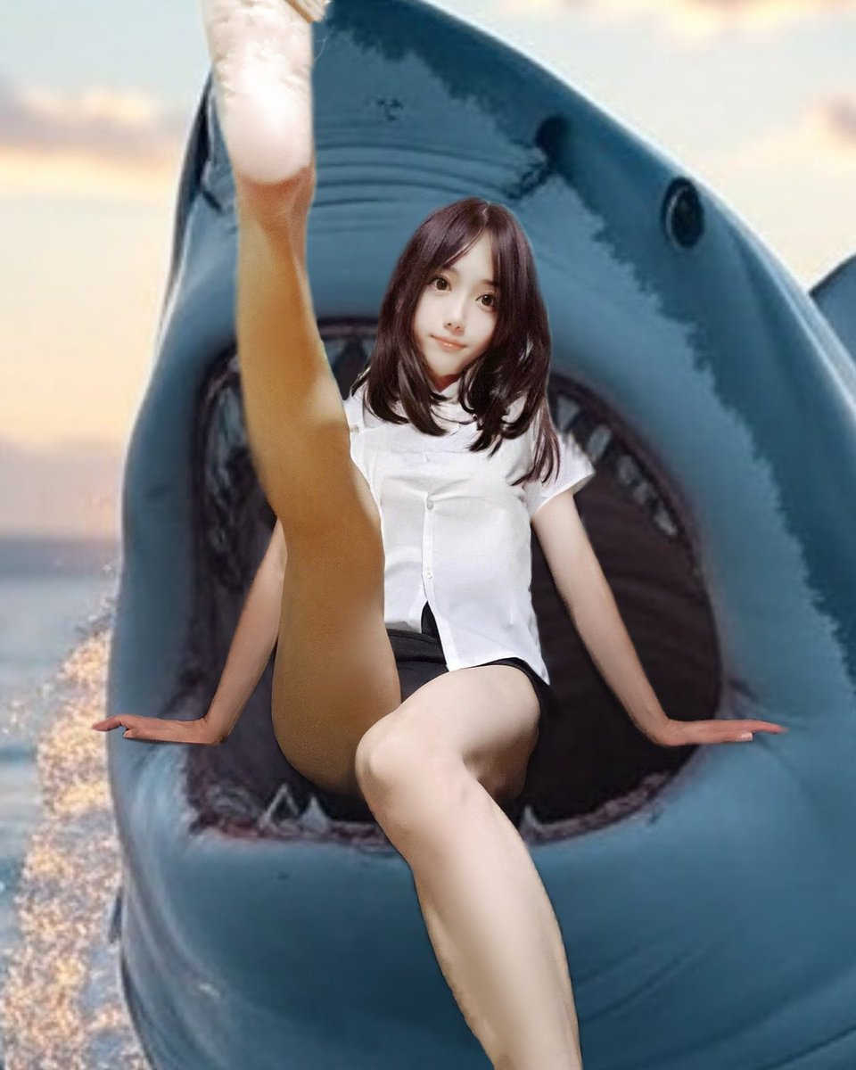 #撮るのムリでしょ

みろくさん
3周年おめでとーございます🎉　
過去画を使ってなんとか参加～✌️
氷の微笑on the ジョーズ