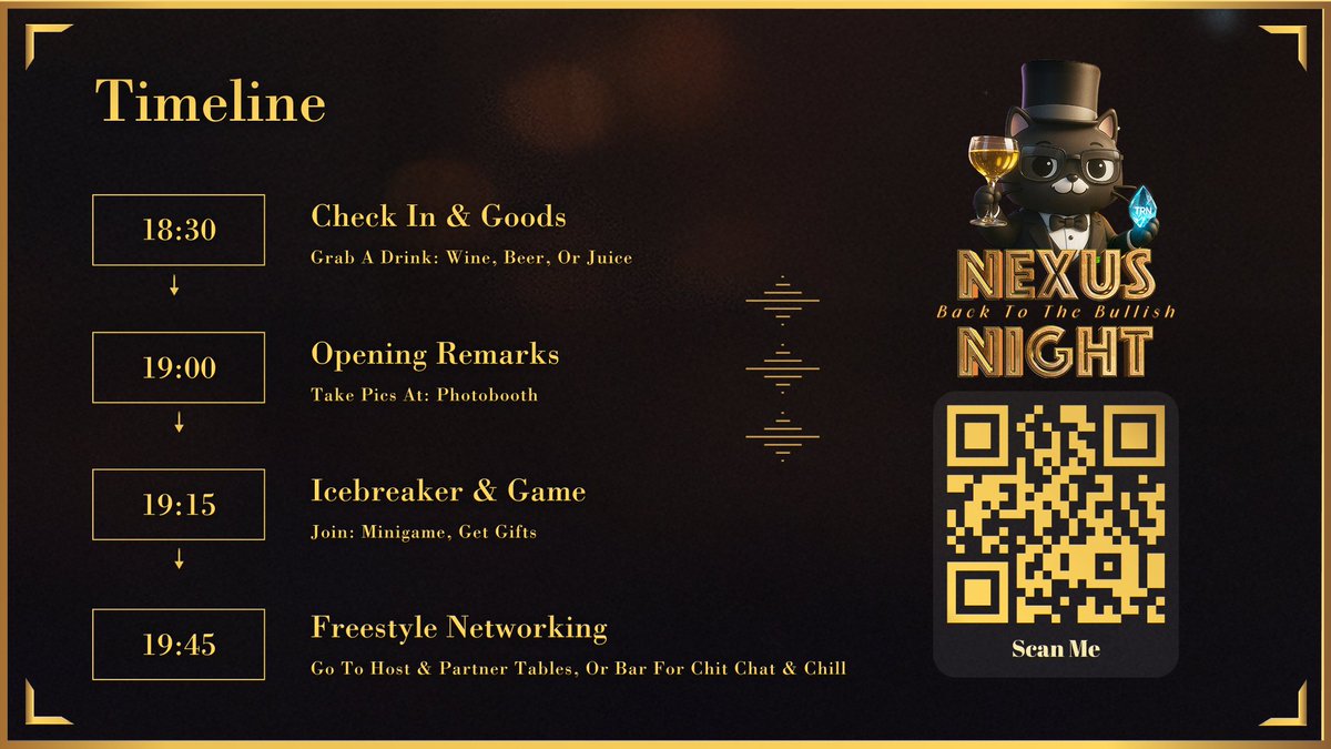 GameFi_Official's tweet image. What to catch up during the 3-hour party at Nexus Night?
📌 RVSP: lu.ma/n1jmcxx9
Well, most of the time, you are free to explore: Drink, eat, find gifts, make friends & deals.
Sometimes, you gotta pause for the minigames we throw 👀
That's all, enjoy!
- Hosted by:…