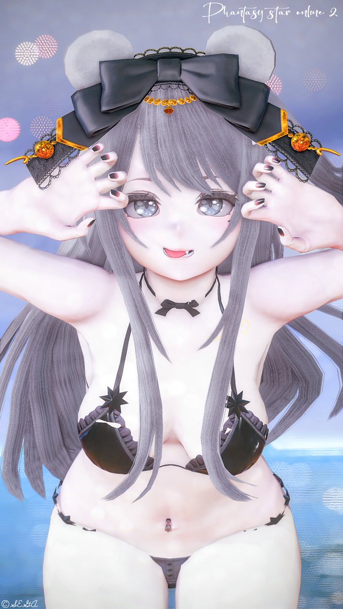 corkhead666's tweet image. #メンテの日なのでssを貼る
#メンテの日じゃないけどssを貼る 
#PSO2NGS_SS
海の日差分〰️