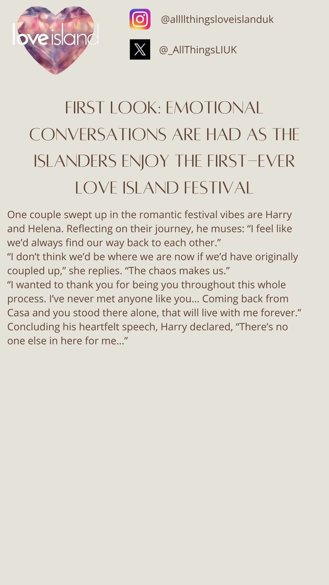 _AllThingsLIUK's tweet image. Press Release - Part 1 - 22nd July - Episode 44
#LoveIsland #LoveIslandUK